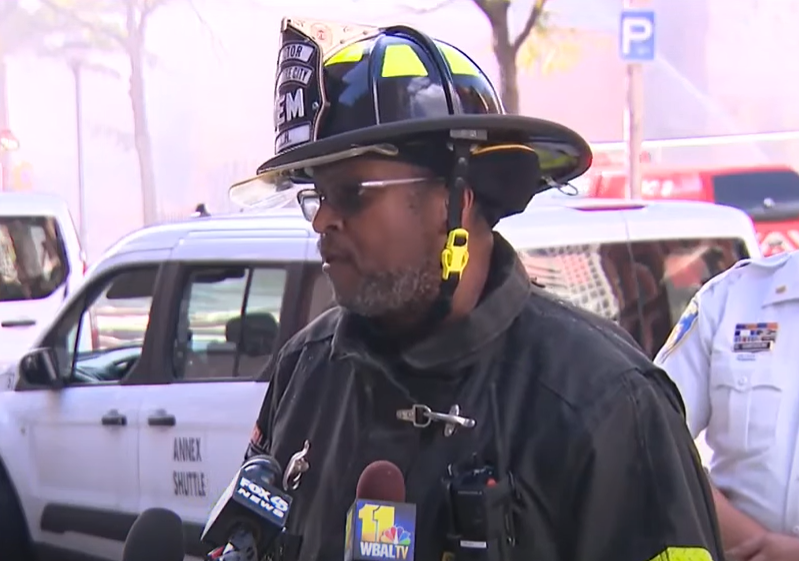 Baltimore's 5-Alam Fire Heroic Firefighting Efforts Amid Collapse (video)