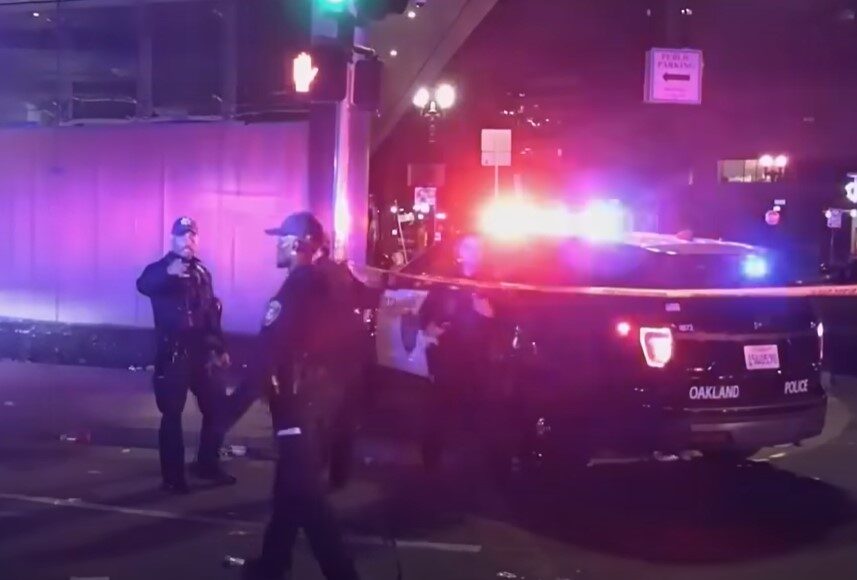 Chaos Strikes Downtown Oakland Two Killed (Video)
