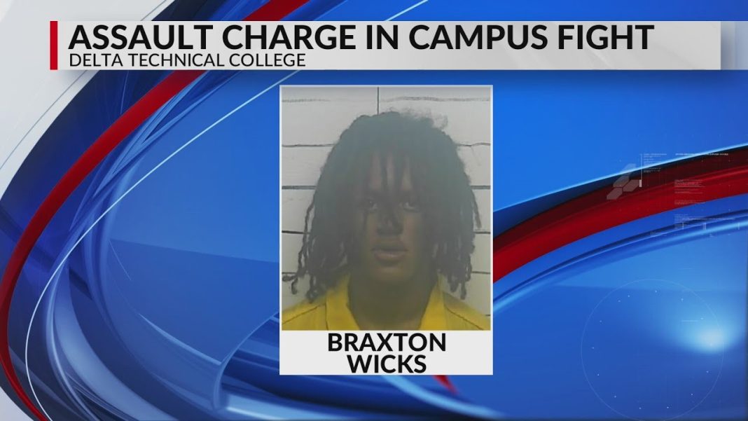Delta student injured in fight with metal shears; one arrested (Video)