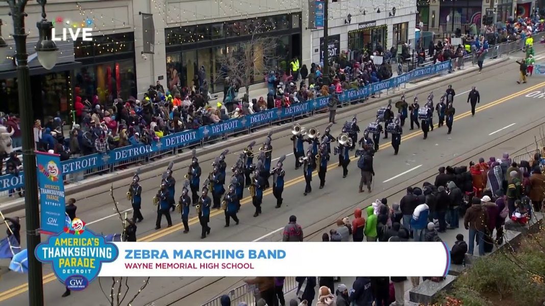 Zebra vibes! Wayne Memorial’s Marching Band rocks America’s Thanksgiving Parade! (Video)