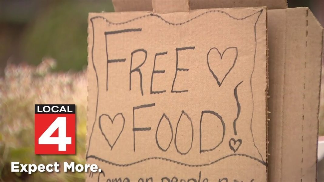 Driveway pantry in Hazel Park supports families in need. Go (Video): Go 4 It!