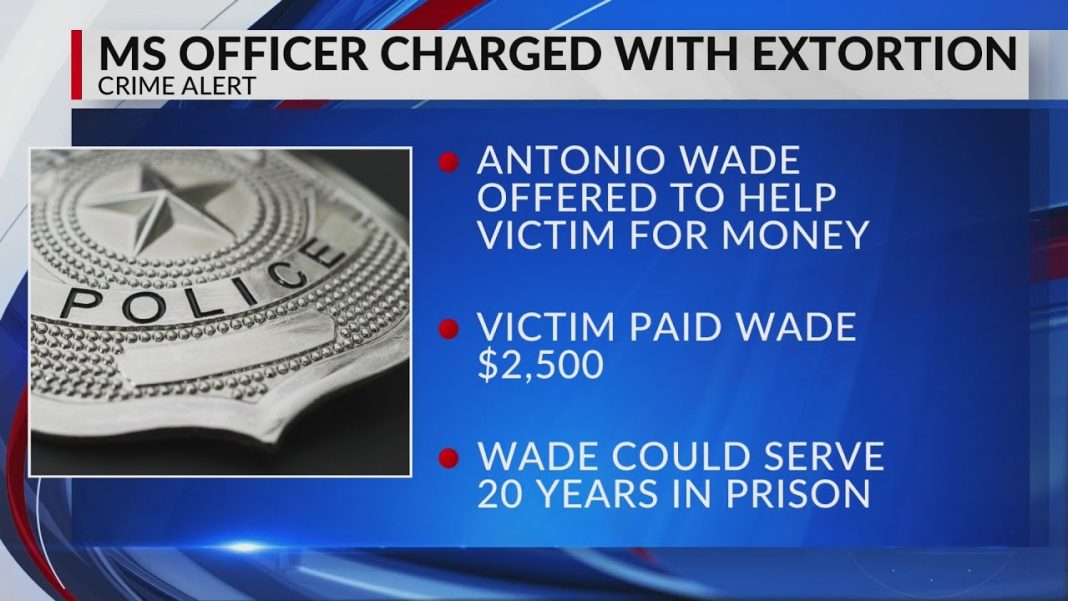 MS officer charged with extortion, blackmail during traffic stop (Video)