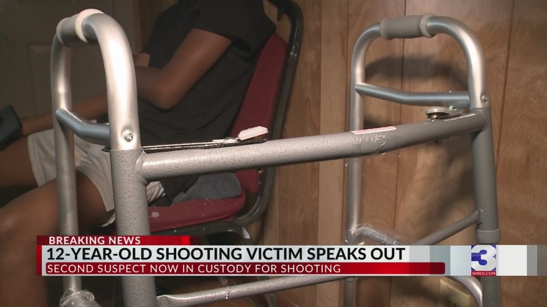 “12-year-old shooting victim speaks out about the impact” (Video)