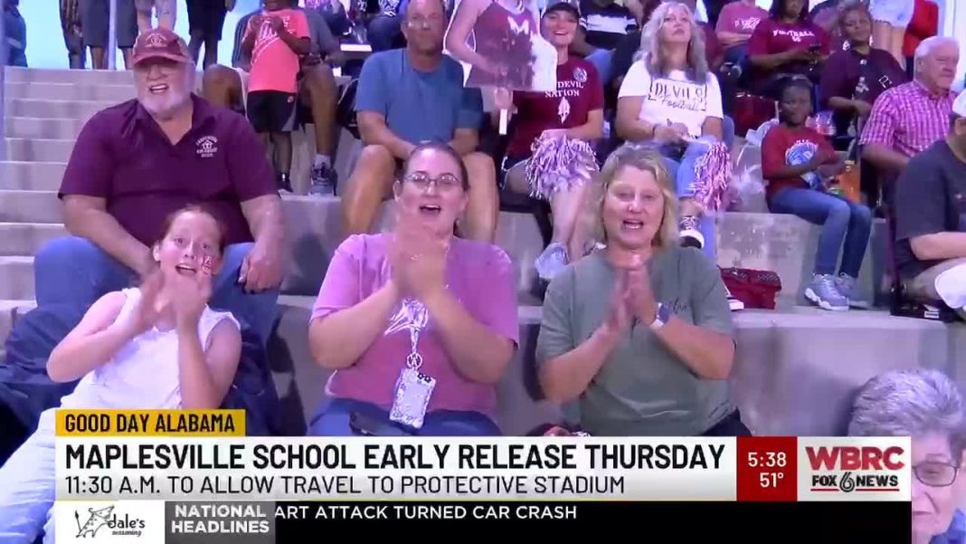 Maplesville school letting out early this Thursday! (Video)