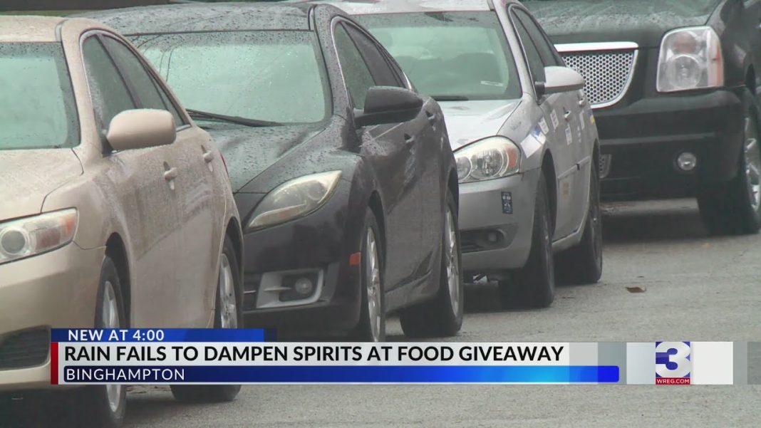 Local church kicks off food drive in Binghampton! (Video)