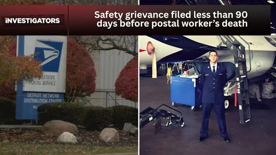Grievance filed under 90 days before Allen Park postal worker’s death; machine unsafe. (Video)