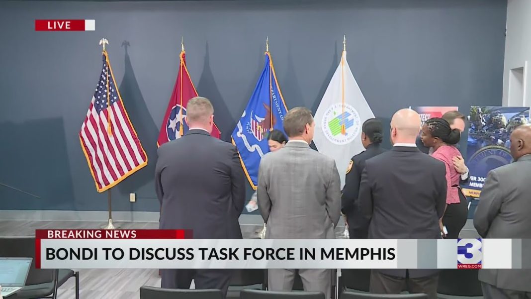 Bondi talks task force in Memphis. Watch the insights! (Video)