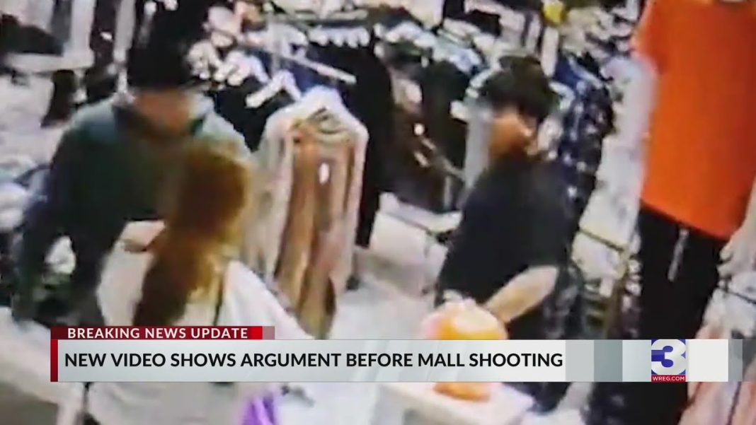 Video captures the tense moments between Wolfchase Galleria murder suspect and victim (Video)