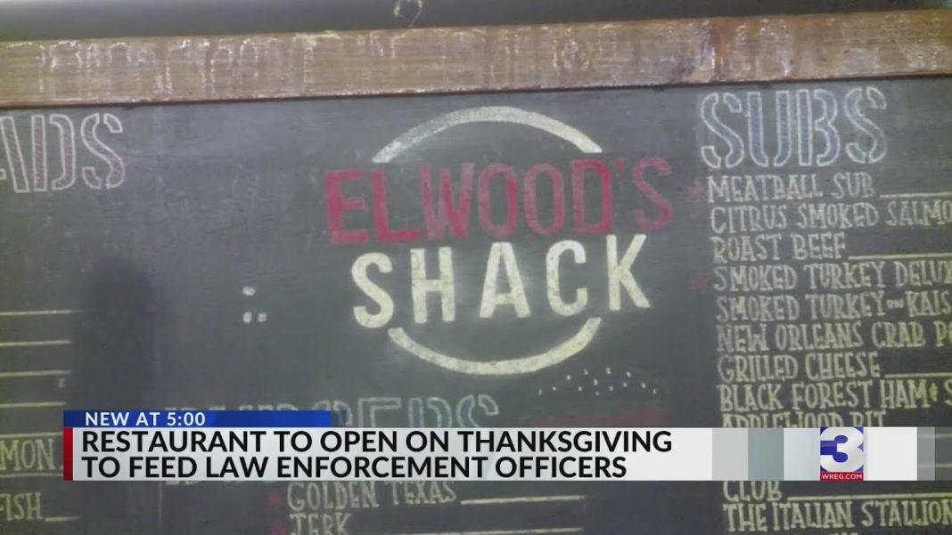 Restaurant owner faces backlash for serving officers Thanksgiving dinner (Video)