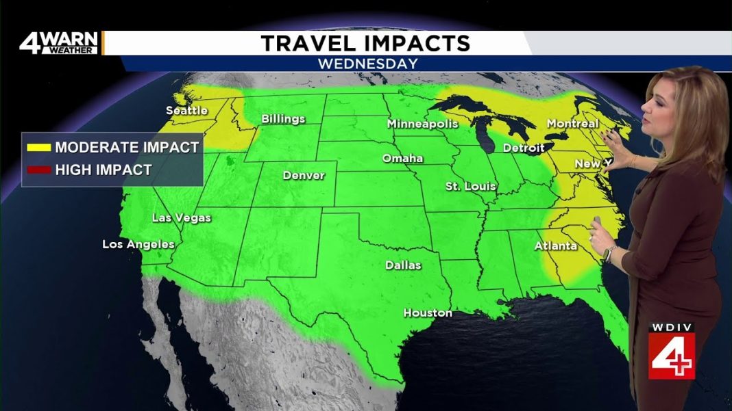 How weather might affect Thanksgiving travel at Detroit Metro Airport (Video)