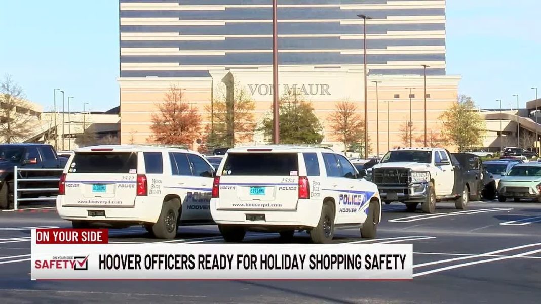 Hoover cops prepped for safe holiday shopping! (Video): Hoover officers ready for holiday shopping safety