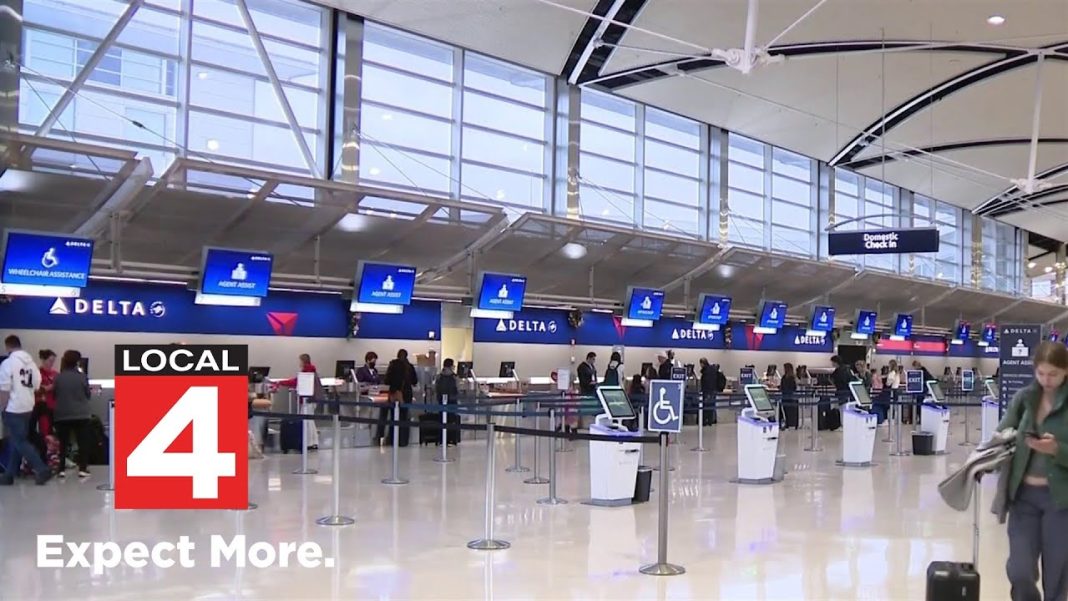 Thanksgiving travel rush kicks off at Detroit Metro Airport! (Video)