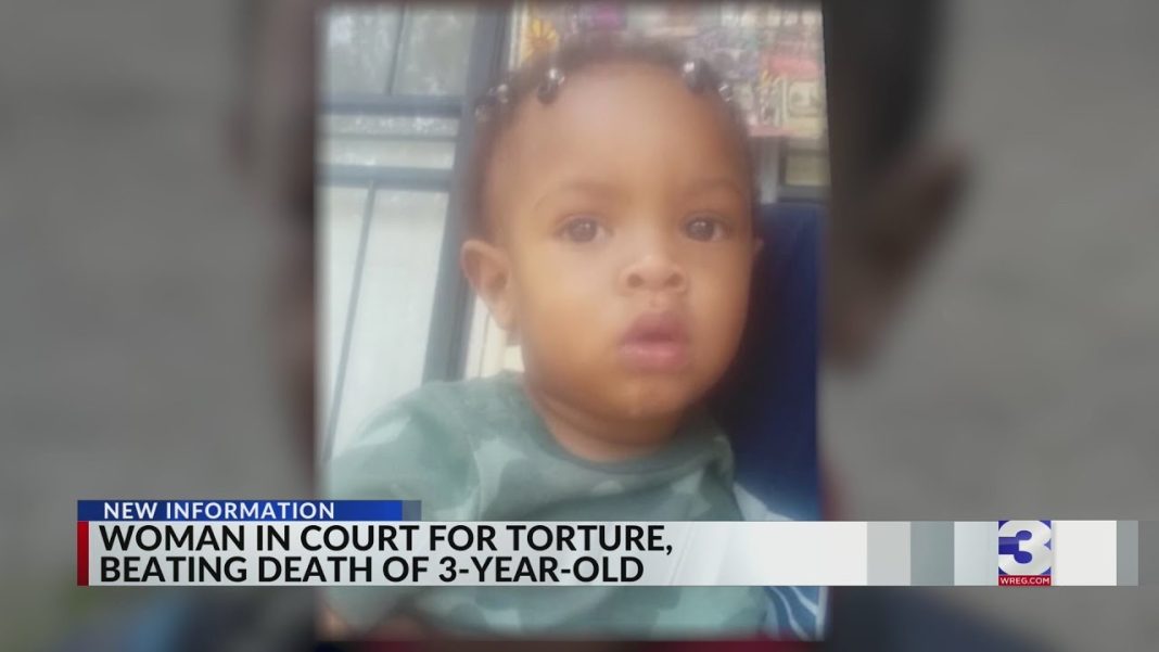 Woman charged with beating and torturing 3-year-old to death appears in court (Video)