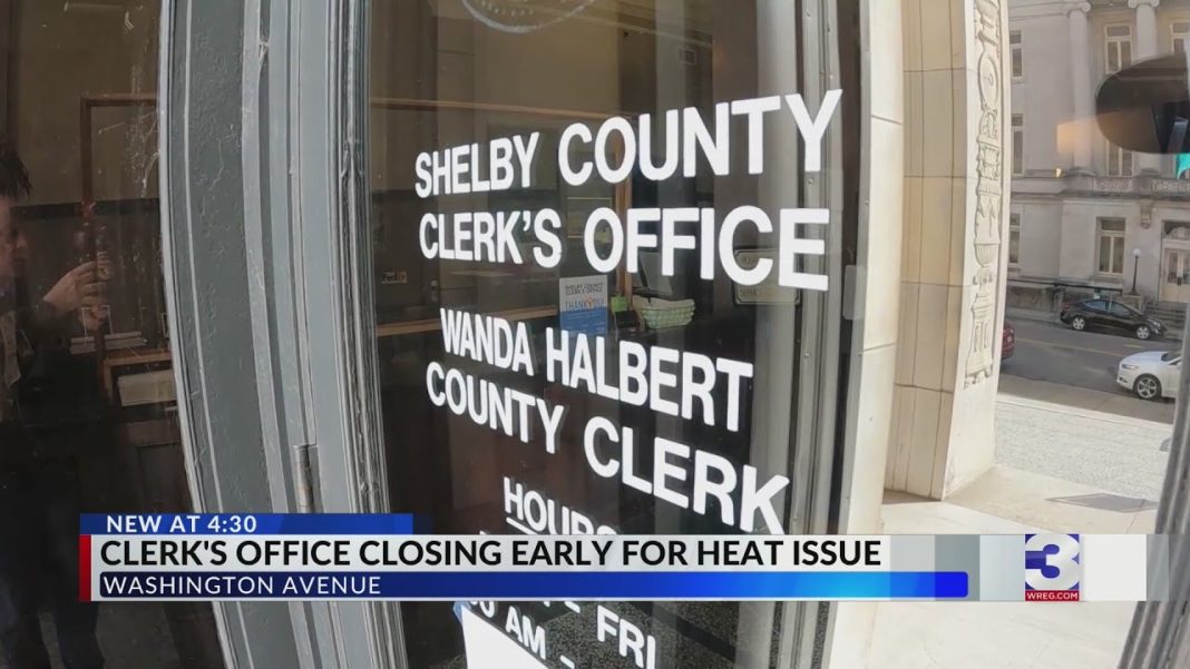 Co. clerk’s downtown offices closing early today—stay safe in the heat! (Video)