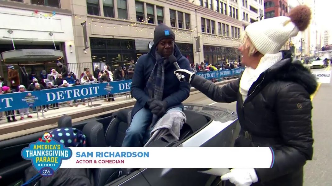 Actor Sam Richardson shines at America’s Thanksgiving Parade in Detroit! (Video)