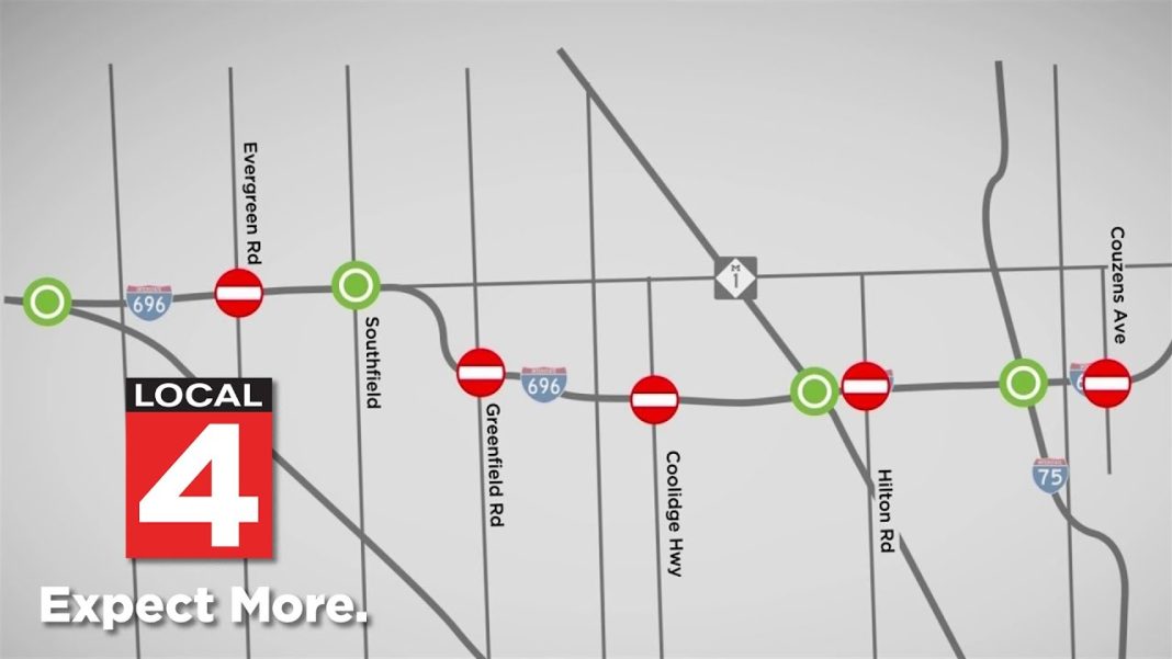 Navigating the I-696 traffic shift: lane closures you need to know! (Video)