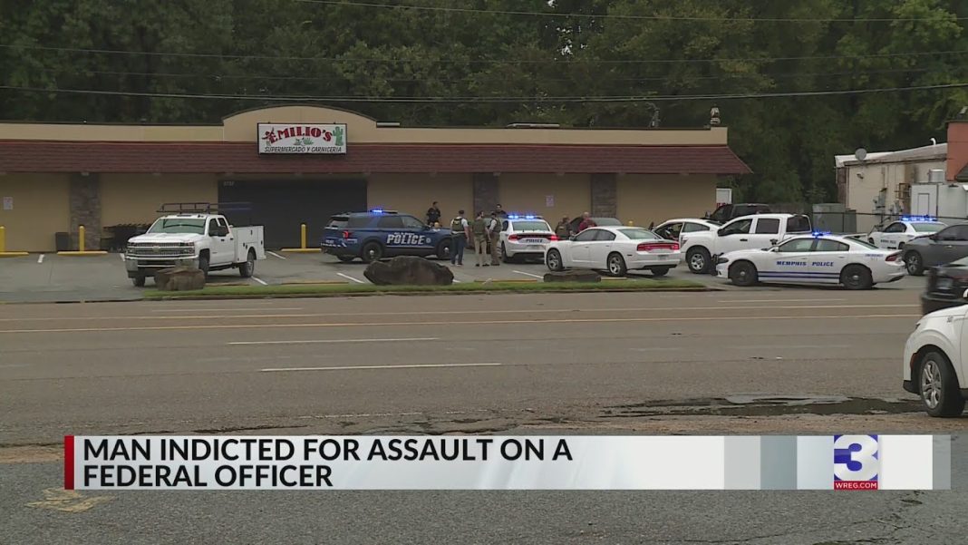 Man indicted for assaulting a federal officer, man! (Video)