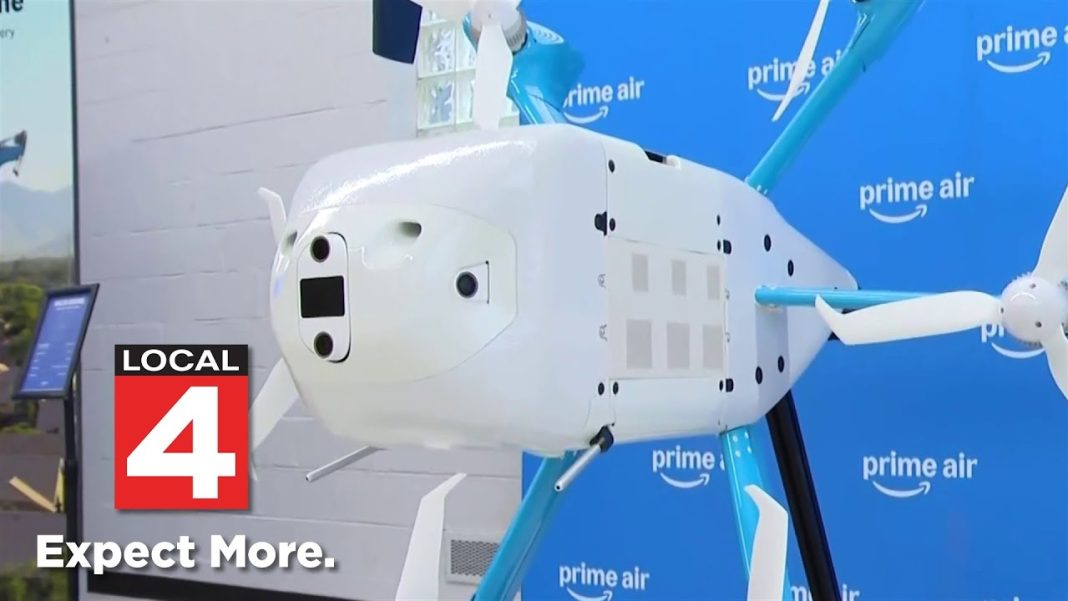 Amazon launches drone delivery in Metro Detroit! (Video)