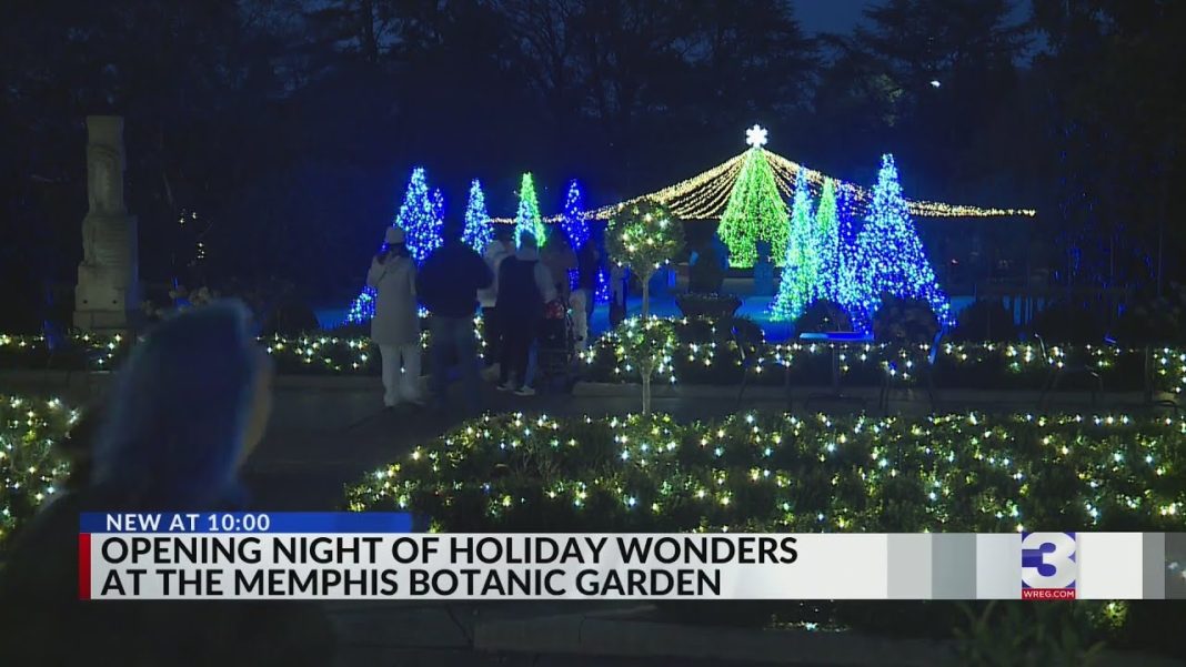 Experience Holiday magic at Memphis Botanic Garden! (Video): Holiday Wonders opens now!