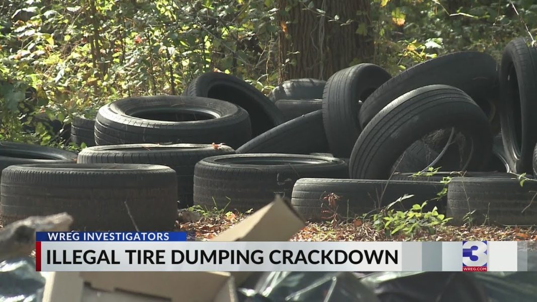 City of Memphis battles illegal tire dumping! (Video): Investigators