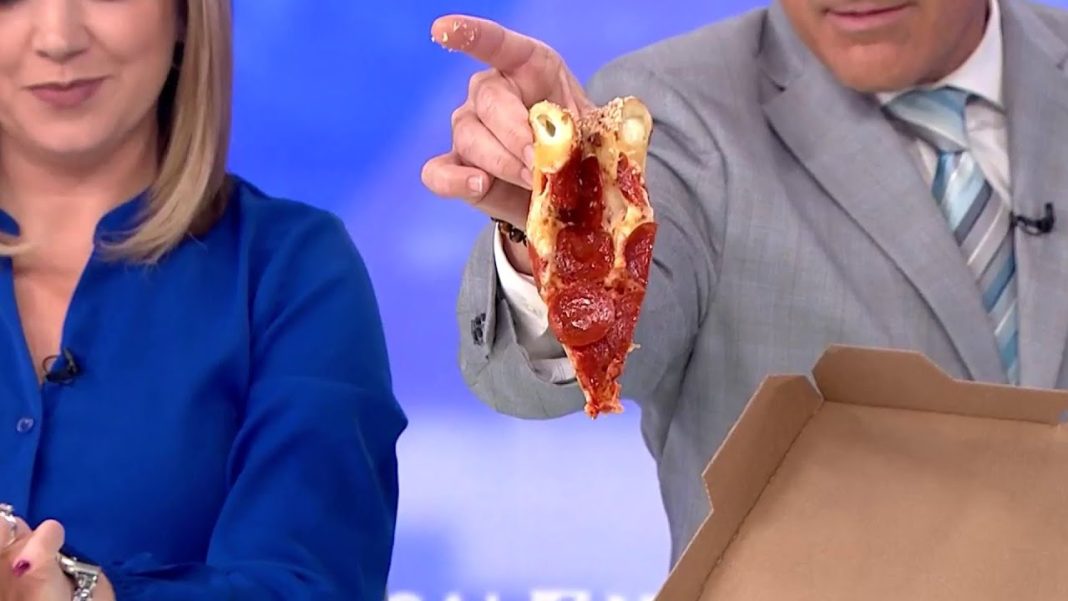 Taste Test: Sampling Little Caesars’ stuffed crust pizza (Video)