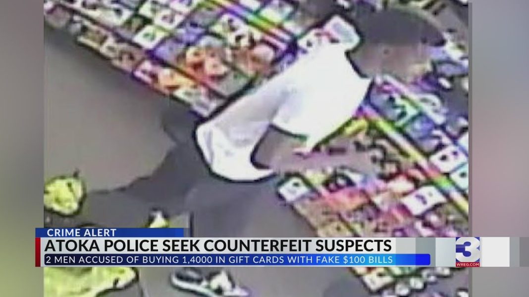 Fake bills snag $1.4k in gift cards in Atoka! (Video)