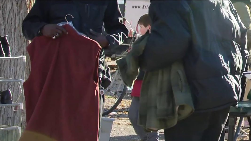 Detroit nonprofits serve meals, winter gear to those in need at Cass Park (Video)