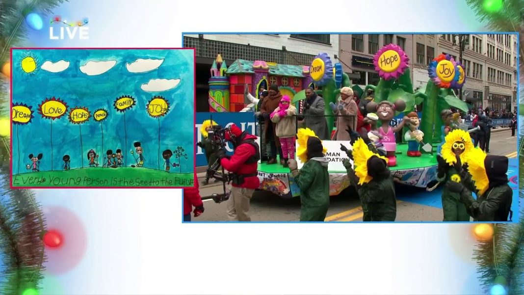 Detroit fifth-grader’s float springs to life in America’s Thanksgiving Parade! (Video)