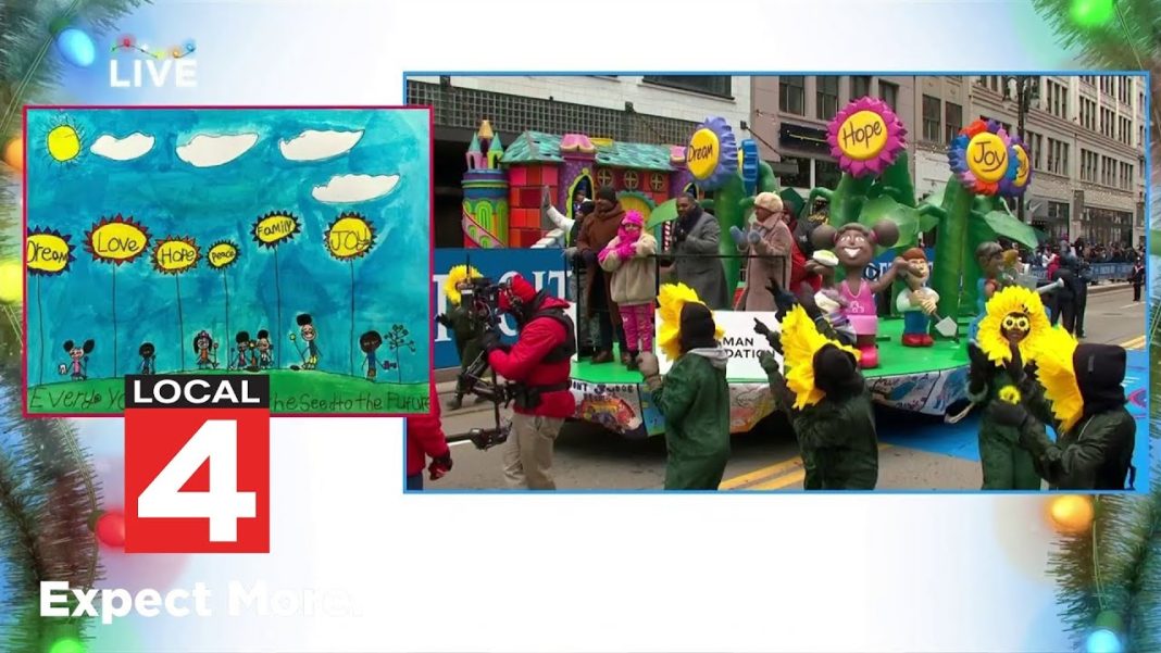 Detroit fifth-grader’s float springs to life at America’s Thanksgiving Parade! (Video)