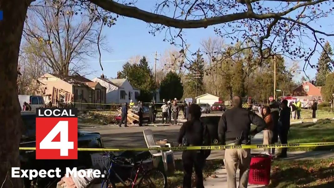 Gas leak sparks explosion in vacant home on Detroit’s west side (Video)