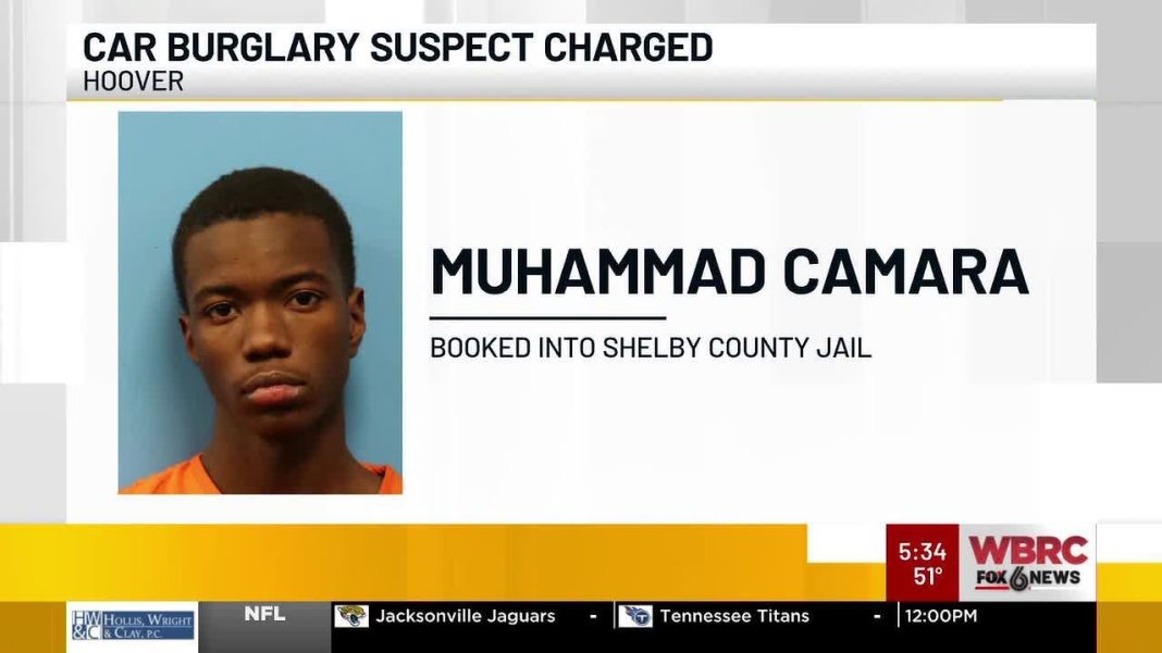 Hoover cops nabbed a suspect in the car burglary spree! (Video)