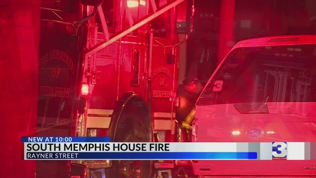 Fire crews battle flames at a home in South Memphis (Video): Fire