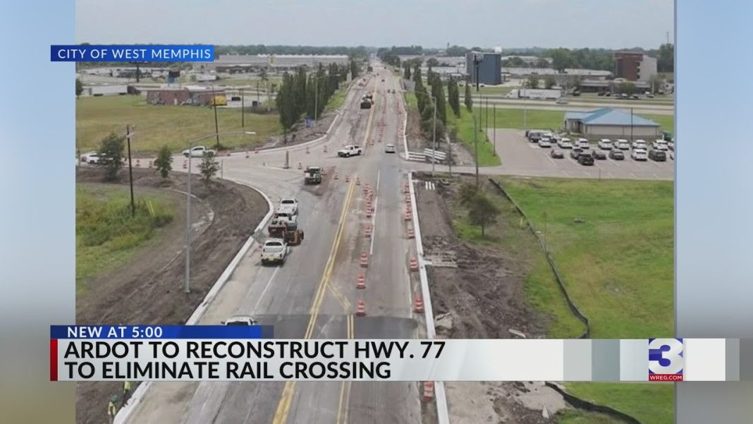 Roundabouts and an overpass are on their way to the West Memphis interchange! (Video)