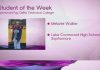 Melanie shines bright! Congrats on being named Student of the Week! (Video)