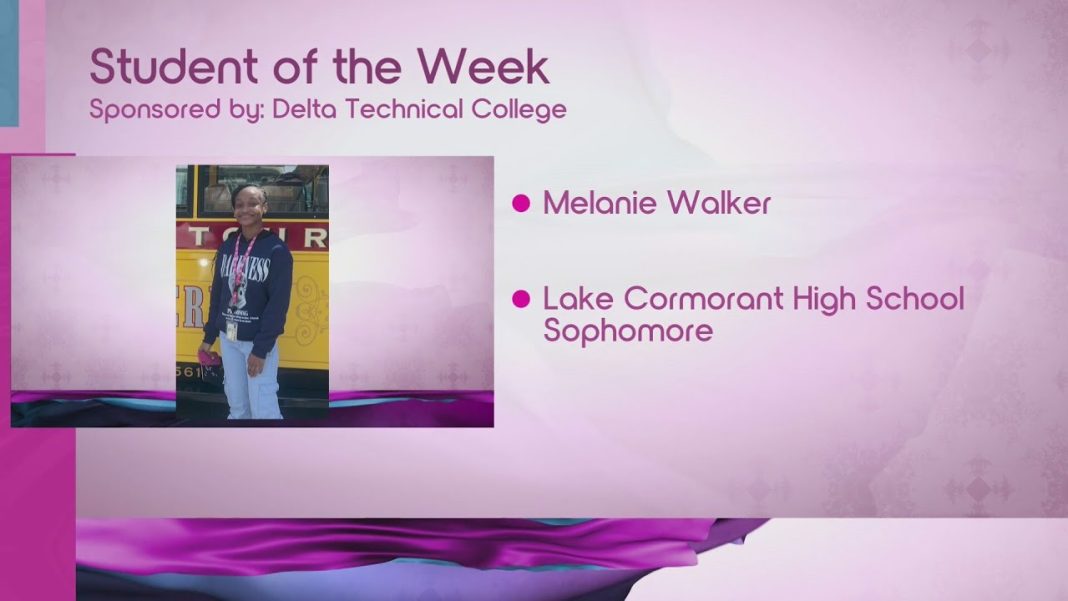 Melanie shines bright! Congrats on being named Student of the Week! (Video)