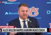 Auburn football welcomes Alex Golesh as their new head coach! (Video)