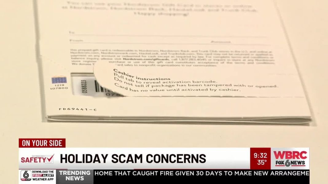 Holiday gift card scams raise red flags—be cautious this season! (Video)