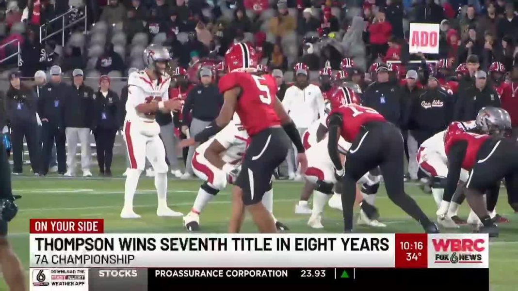 Thompson captures seventh 7A title in eight years! (Video)