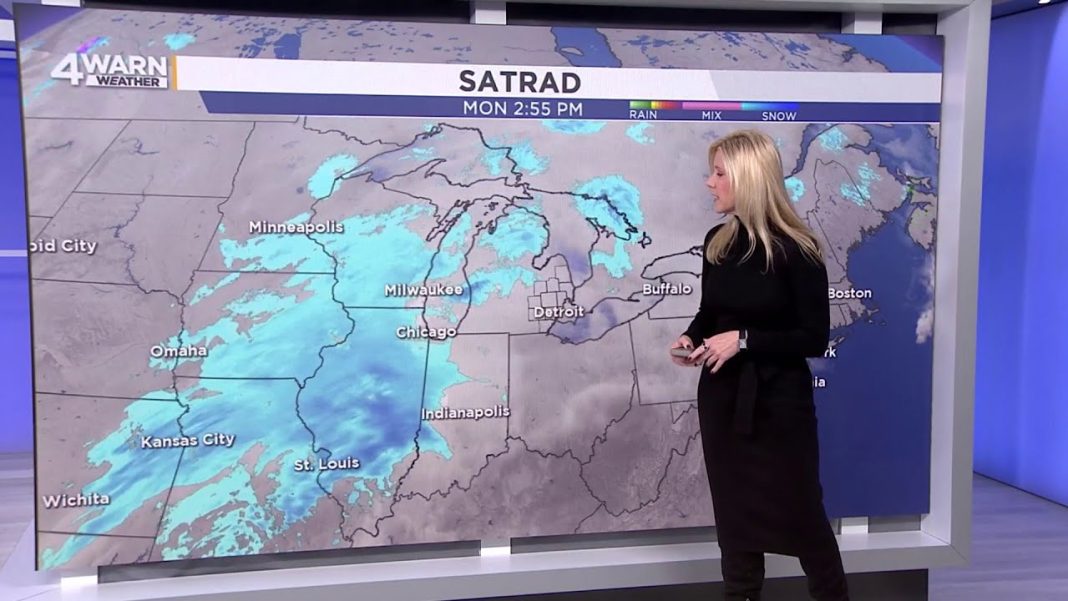 Another round of snow hits Metro Detroit Monday—here’s the scoop! (Video)
