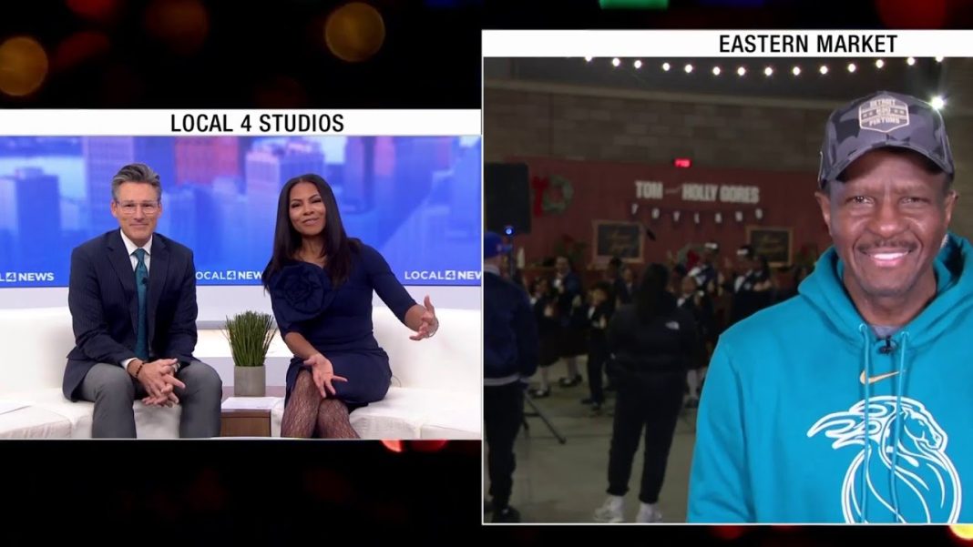 Detroit Pistons spread holiday cheer delivering toys to families! (Video)