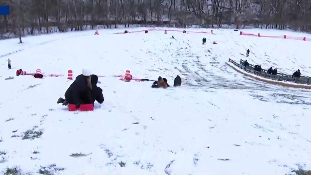 Garden City family warns others after sledding accident leaves mom paralyzed (Video)