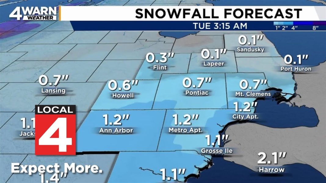 Metro Detroit weather forecast: Dec. 1, 2025 — 6 a.m. Update (Video)